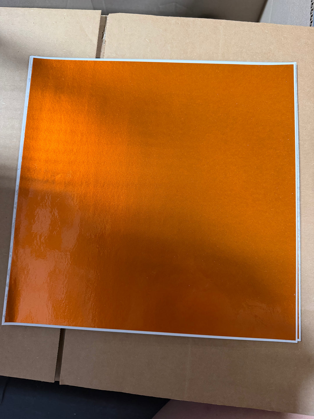 Copper Luster adhesive vinyl 12”x12” online tent sale