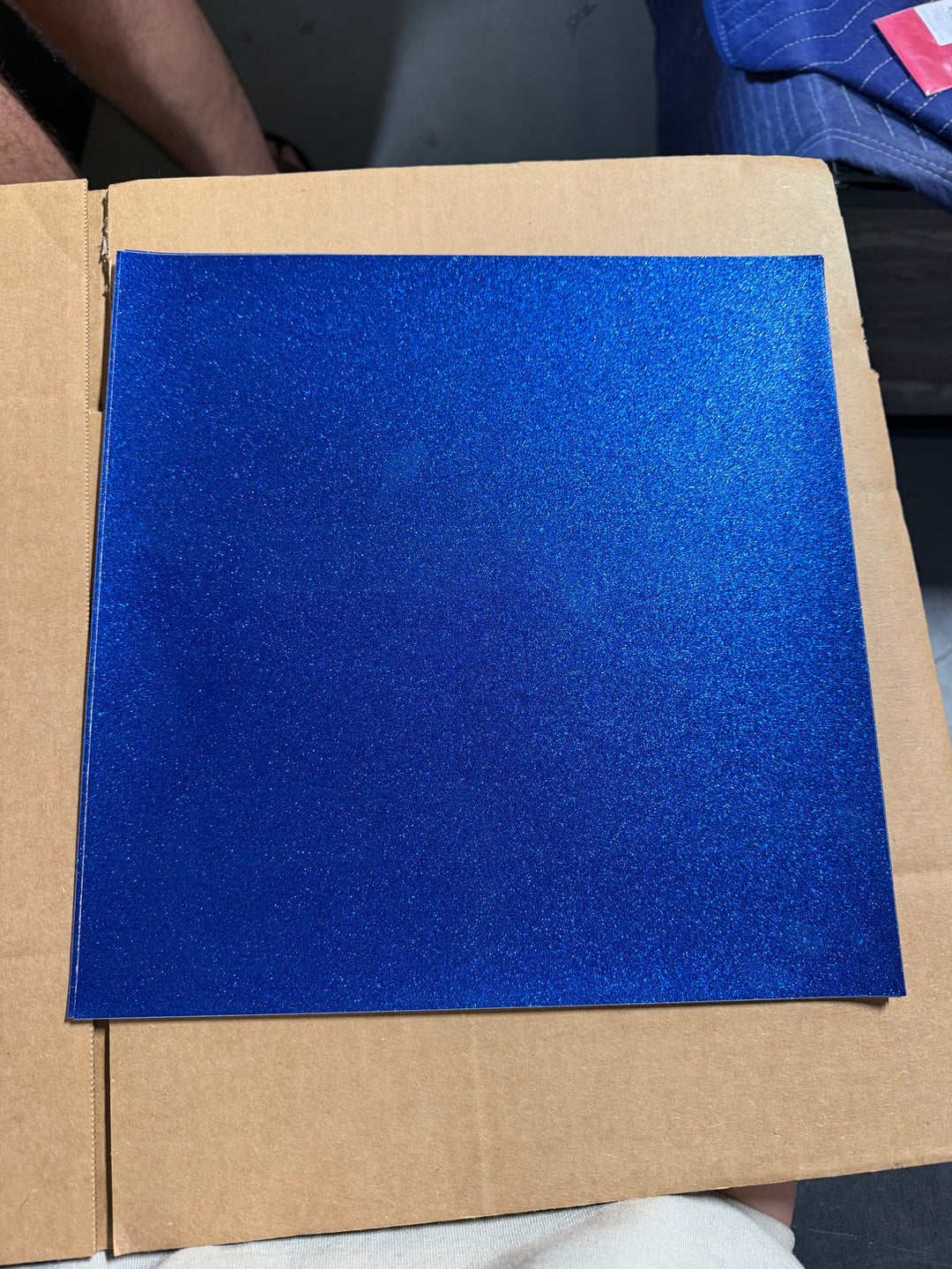 Dark Blue Holo adhesive vinyl 12”x12” online tent sale