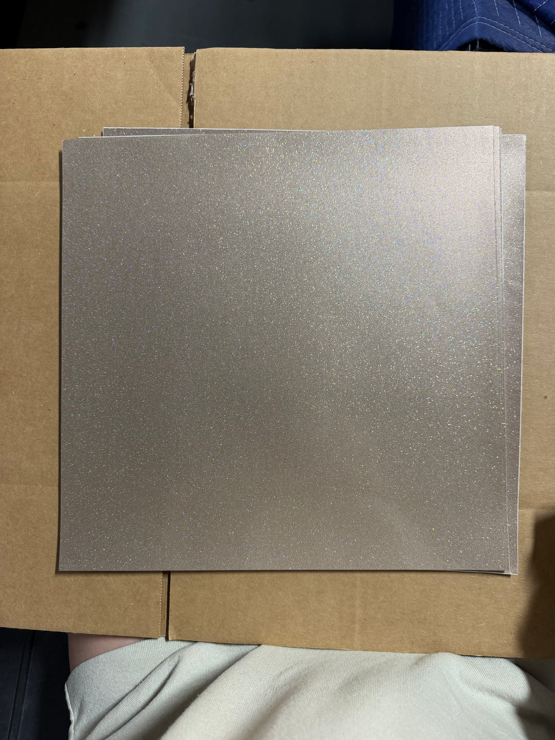 Blush Glitter adhesive vinyl 12”x12” online tent sale