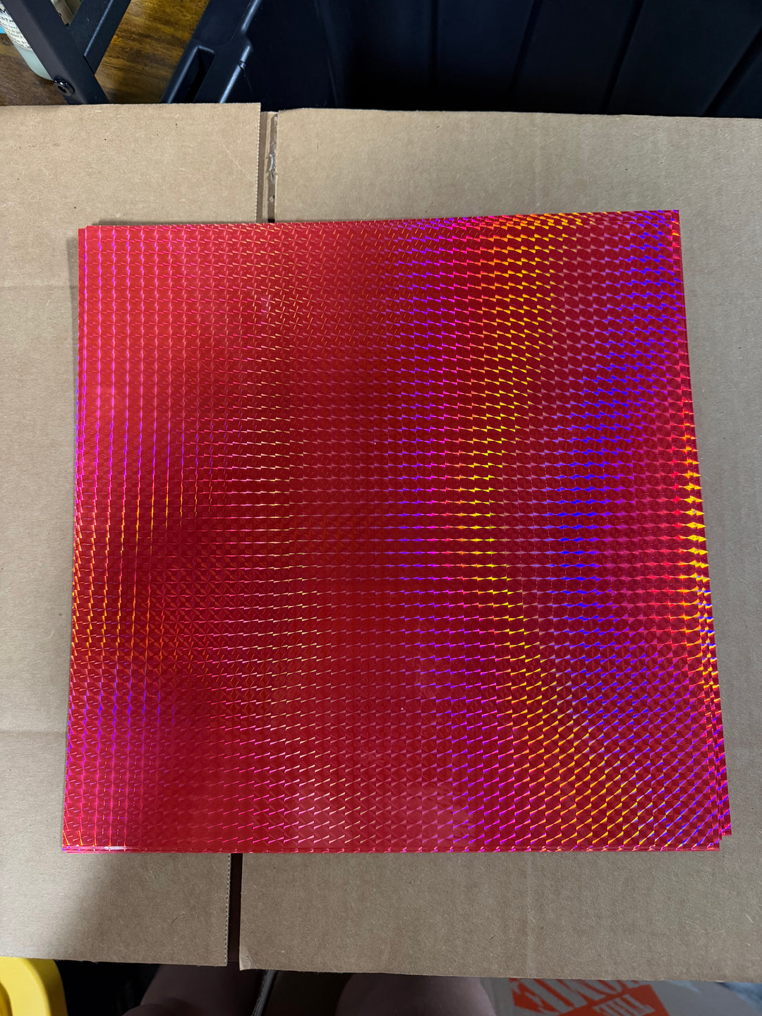 Hot Pink Holo adhesive vinyl 12”x12” online tent sale
