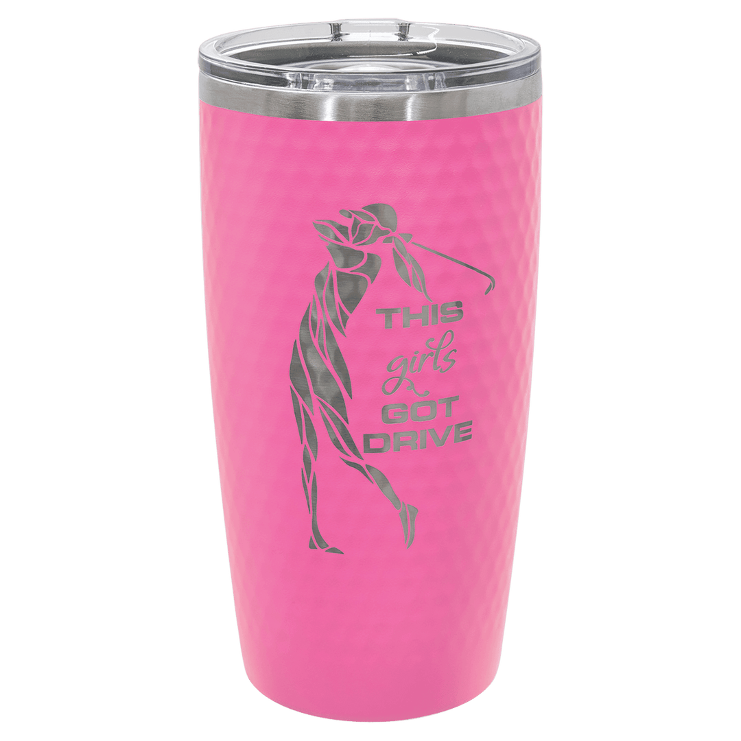 Dimpled Golf Tumbler