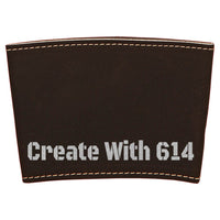 Laserable Leatherette Coffee Sleeve