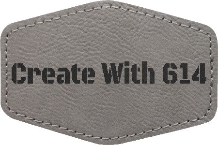 Engraved Leatherette Hex Patch - Focused Laser Works