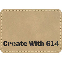 3 x 2 Rectangle Personalized Leatherette Patch with Adhesive – ICL CUSTOMS