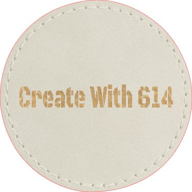 80 Pcs Blank Leatherette Hat Patches with Adhesive Oval Laserable  Leatherette