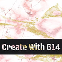 Laserable Leatherette Sheet Marble Pink and Gold | Create With 614