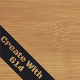 Laserable Leatherette With Adhesive Bamboo Black | Create With 614