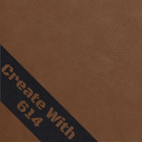 Laserable Leatherette With Adhesive Dark Brown Black | Create With 614