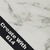 Laserable Leatherette 12" x 18" Sheet with Adhesive Marble Black | Create With 614