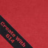 Laserable Leatherette 12" x 18" Sheet with Adhesive Red Black | Create With 614