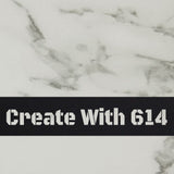 Laserable Leatherette Without Adhesive Marble Black | Create With 614