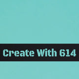 Laserable Leatherette Without Adhesive Teal Black | Create With 614