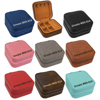 Laserable Leatherette Travel Jewelry Box | Create With 614