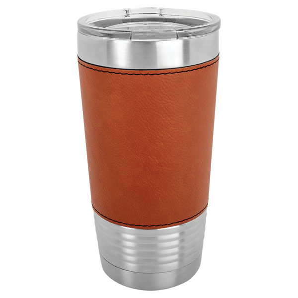 Laserable Leatherette 20 oz Tumbler Rawhide Black | Create With 614