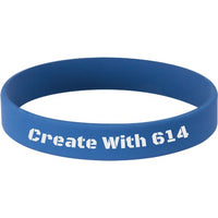 Laserable Silicone Bracelet 4 1/8" Royal White | Create With 614