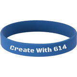 Laserable Silicone Bracelet 4 1/8" Royal White | Create With 614