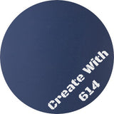 Laserable Silicone Round Coaster Navy White | Create With 614
