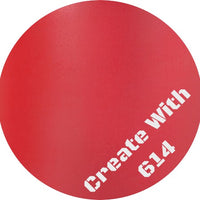 Laserable Silicone Round Coaster Red White | Create With 614