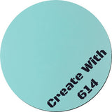 Laserable Silicone Round Coaster Teal Black | Create With 614
