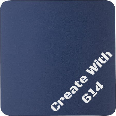 Laserable Silicone Coaster Square Navy White | Create With 614