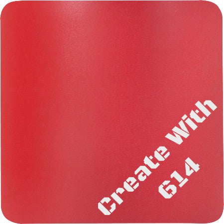 Laserable Silicone Coaster Square Red White | Create With 614