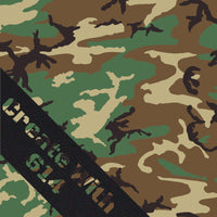 12" x 18" Laserable Leatherette Sheet with Camo pattern - Perfect for laser cutting, engraving and crafting