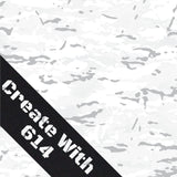 12" x 18" Laserable Leatherette Sheet with Camo pattern - Perfect for laser cutting, engraving and crafting