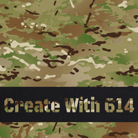 12" x 24" Laserable Leatherette Camoflage Sheet MultiCam Arid | Create With 614