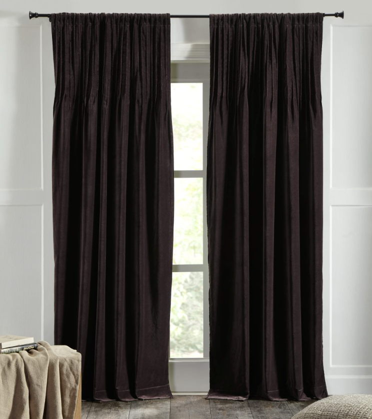 Amity Home Ethan Velvet Curtain