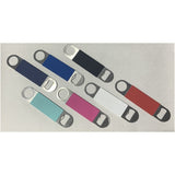Bottle Opener with Laserable Silicone Grip