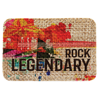 Sublimation Burlap Patch Rectangle 3" x 2" with Adhesive