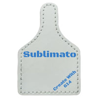 Sublimato Sublimation Leatherette Patch with Adhesive
