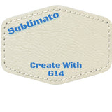 Sublimato Sublimation Leatherette Patch with Adhesive
