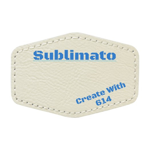 Sublimato Sublimation Leatherette Patch with Adhesive
