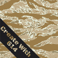 12" x 18" Laserable Leatherette Sheet with Camo pattern - Perfect for laser cutting, engraving and crafting
