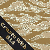 12" x 18" Laserable Leatherette Sheet with Camo pattern - Perfect for laser cutting, engraving and crafting