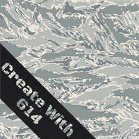12" x 18" Laserable Leatherette Sheet with Camo pattern - Perfect for laser cutting, engraving and crafting