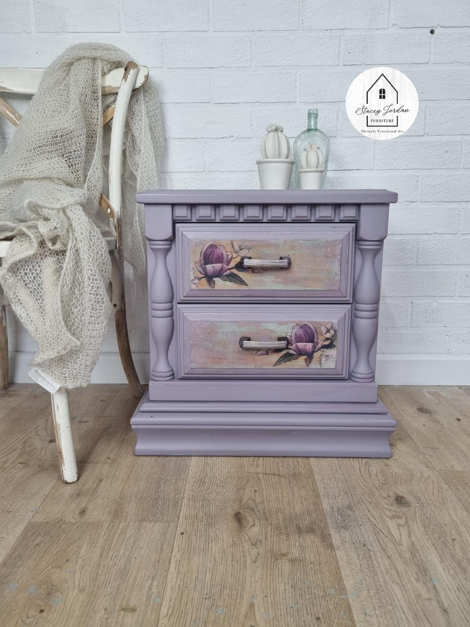Cabinet makeover using Morning Sunrise Silk All-In-One Mineral Paint