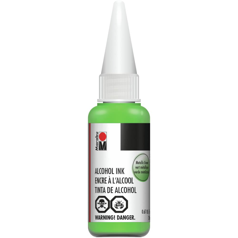 Marabu Alcohol Ink Metallic Green 20ml