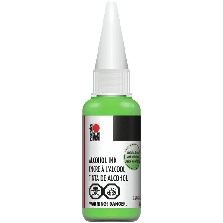 Marabu Alcohol Ink Metallic Green 20ml