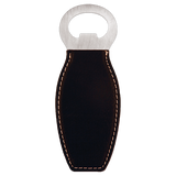 Bottle Opener with Magnet Laserable Leatherette