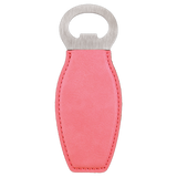 Bottle Opener with Magnet Laserable Leatherette