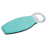 Bottle Opener with Magnet Laserable Leatherette