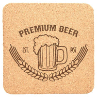 Coaster Cork  4" Square - Create With 614