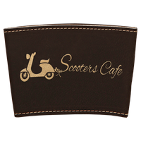 Coffee Mug Sleeve Laserable Leatherette