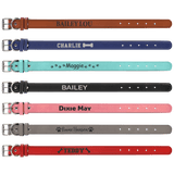 Dog Collar Laserable Leatherette 15" x 3/4"