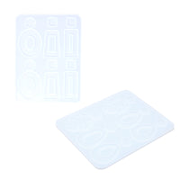 Counter Culture CCDIY - Transparent Earring Mold – Monstera (Set of 2)