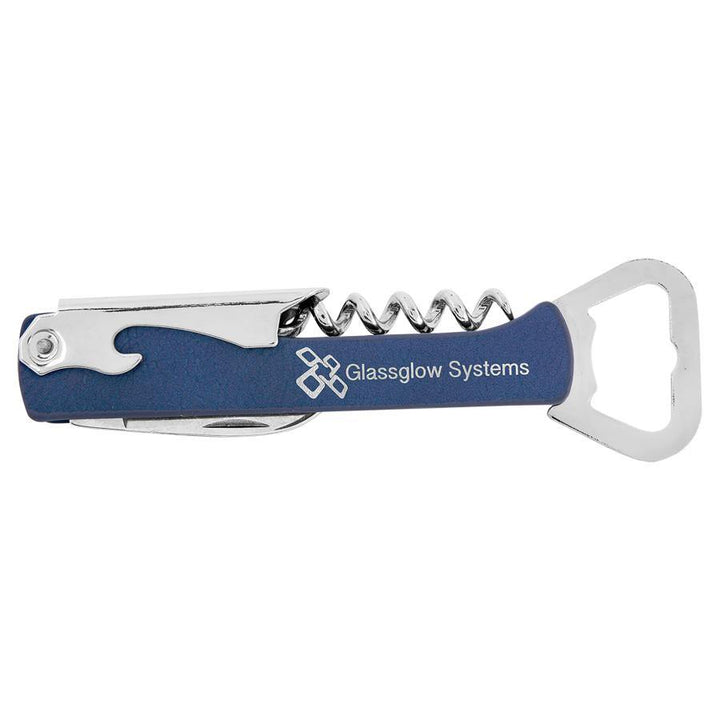 Corkscrew Wine Bottle Opener Laserable Leatherette - Create With 614