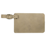 Luggage Tag Laserable Leatherette