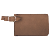 Luggage Tag Laserable Leatherette